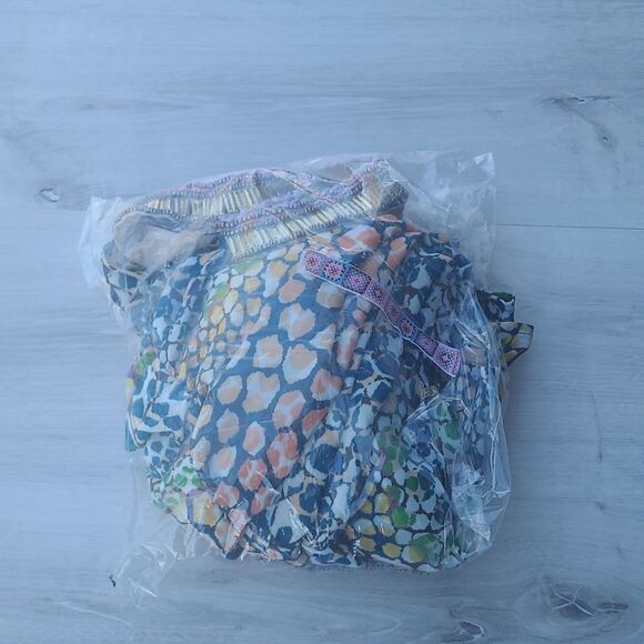 Anthropologie HD in Paris Mayacamas Multi-Color‎ Maxi Dress Beaded Halter 8 NWOT - Picture 6 of 8